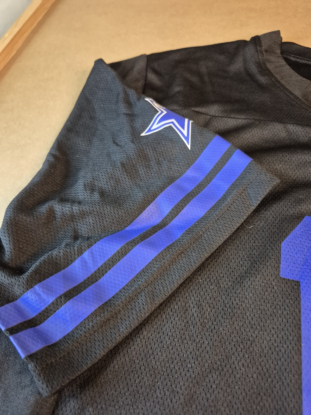 NFLPA Men's Black & Blue # 11 Parsons Football Jersey - Picture 5 of 10